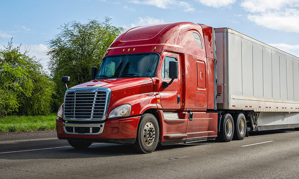 Semi-Truck driving OTR